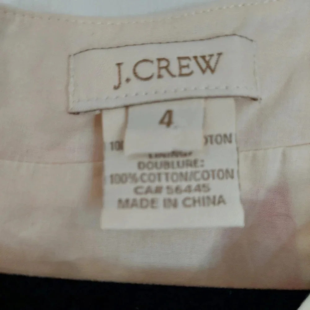 J.Crew Cherry Print Cotton Dress‎ Size 4